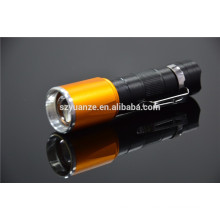 zoom dimmer led flashlight, chinese led torch flashlight, t6 led flashlight, telescopic led flashlight